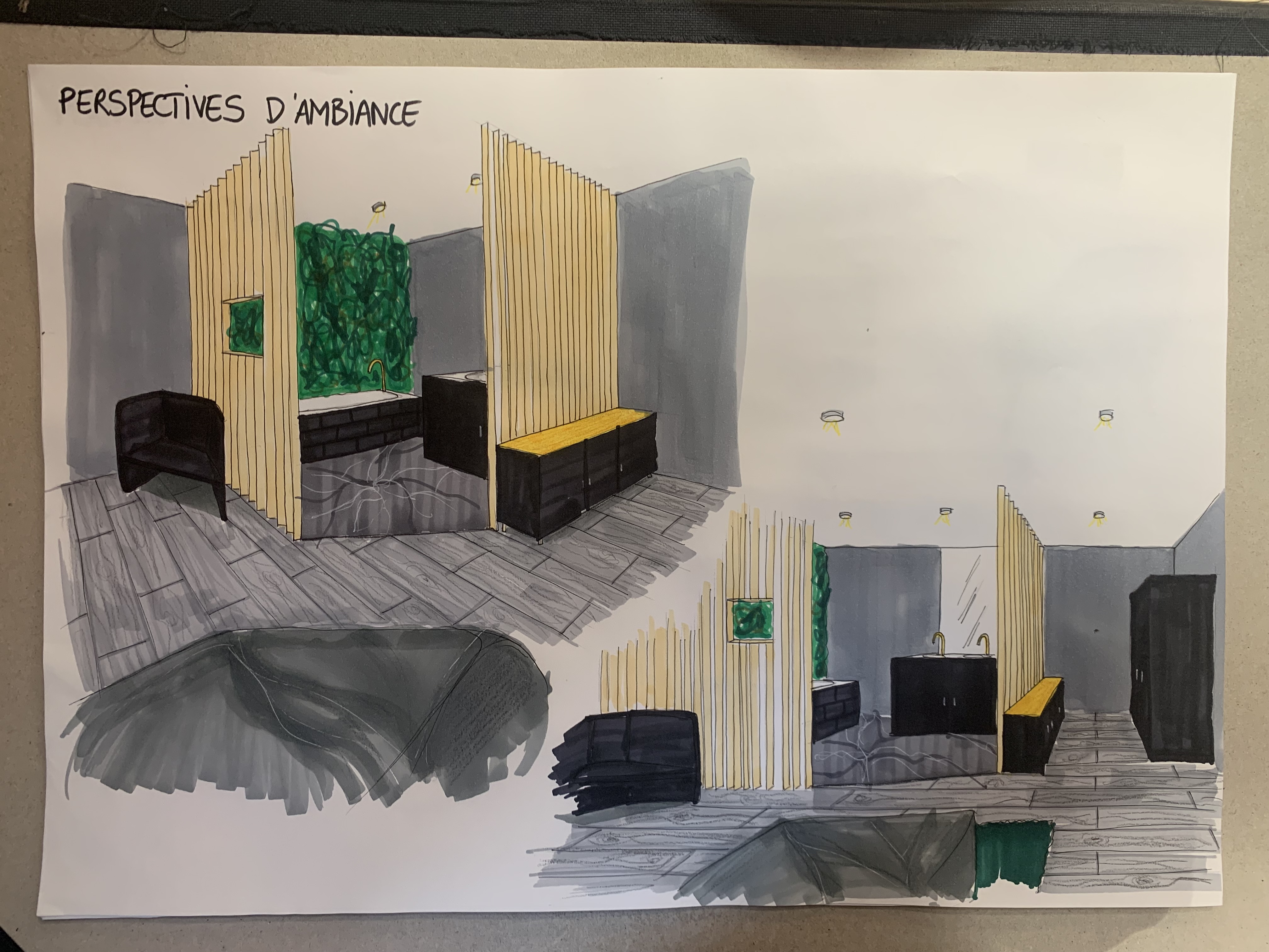 Aménagement chambre avec suite parentale